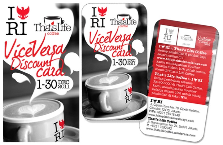 Vice Versa Discount Card with I {Garuda} RI store.